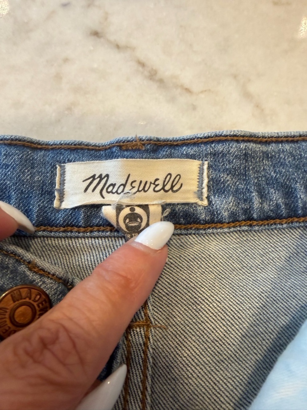 MADEWELL Light Wash Straight-Leg Women’s Jeans - Light Blue! 26 - Picture 3 of 6